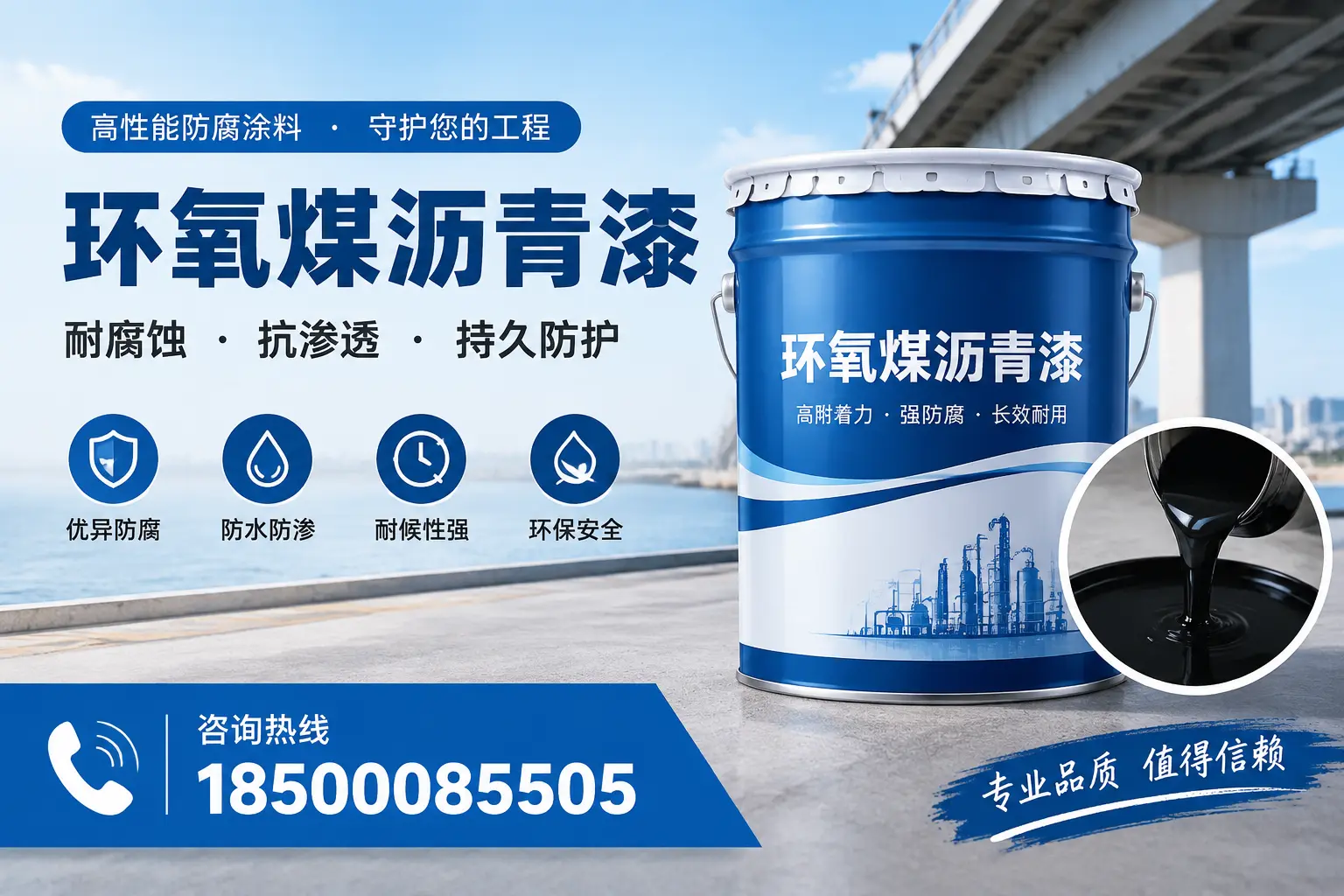 如何确保环氧煤沥青漆施工质量?西宁用户的质量控制